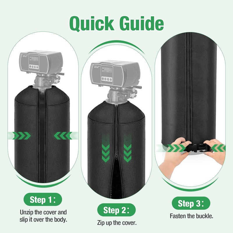 Rilime Water Softener Cover Outdoor 9" x 48"