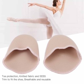 Foot Care Dance Protection Toe Protection Toe Ballet Half Cushion Comfortable Breathable Cut to Size for High Heels for Dancers