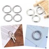 Spring O Rings, Granmagazz 20Pcs Spring O Ring Zinc Alloy