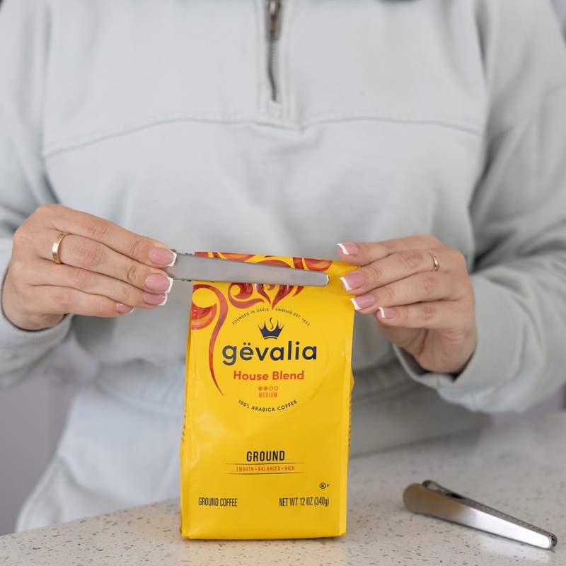Fox Run Bag Clips, Set of 2 Stainless Steel Kitchen