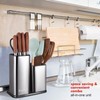 RedCall Kitchen Knife Holder,Stainless Steel Universal Knife Block Without Knives