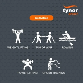 TYNOR Training Gym Gloves Padded Weight Lifting Gloves with Wrist Wrap Extra Grips Adjustable Full Palm Protection Fitness Fingerless Gloves for Men & Women, Crossfit, Climbing - Black, Medium