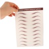 BESPORTBLE 3 Sheets Brow Lamination Realistic Eyebrow Sticker Kit Easy