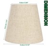 Clip on Lamp Shade 5.2 INCH, Mini Beige Fabric Lampshade