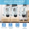 FIGFYOU Pack of 4 Furniture Feet, Adjustable Steel Levelling Feet,