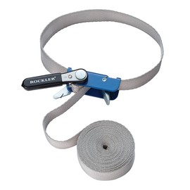 Rockler Band Clamps Woodworking - Longer, Durable 1”x15” Quick Grip Clamps & Permanently Attached Ratchet Handle - Non-Stretch Band Strap Clamp w/Herringbone Weave for Oddly Shaped Objects