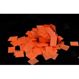 LRESJJIUJ Magic Snow Paper Storm Film Party Stage Magician Trick Flying Colorful Paper Gimmicks Funny Illusion Stage Party Illusion Accessories（Orange）