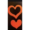 Unbranded 100~ 3 WAY HEART TANNING BODY STICKERS RED