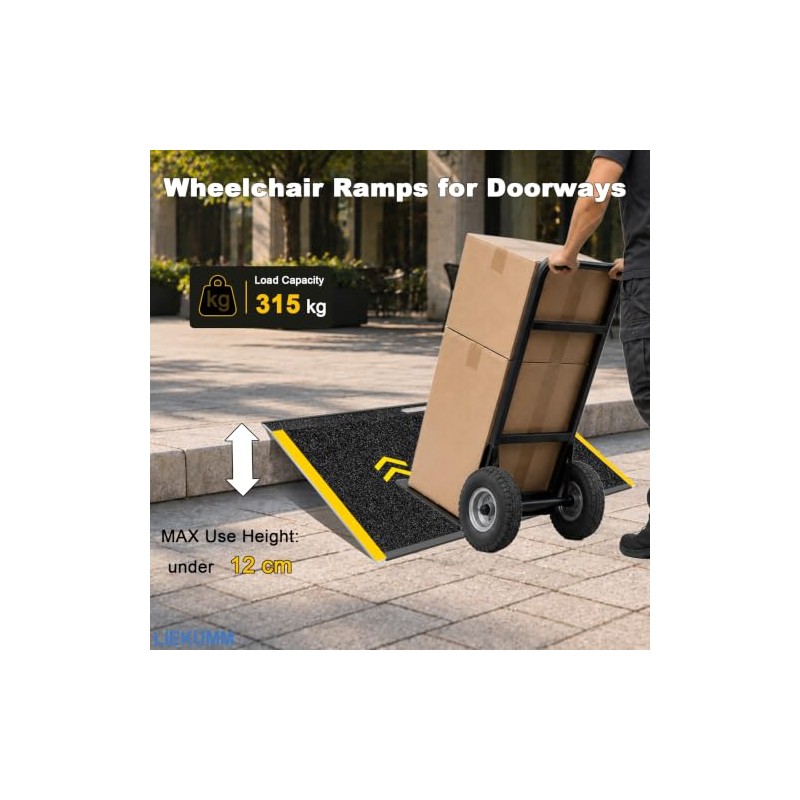 LIEKUMM 81 x 48 cm Portable Wheelchair Ramp, 315 kg
