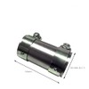 Universal Pipe Connector with Double Clamp for Exhaust System 125
