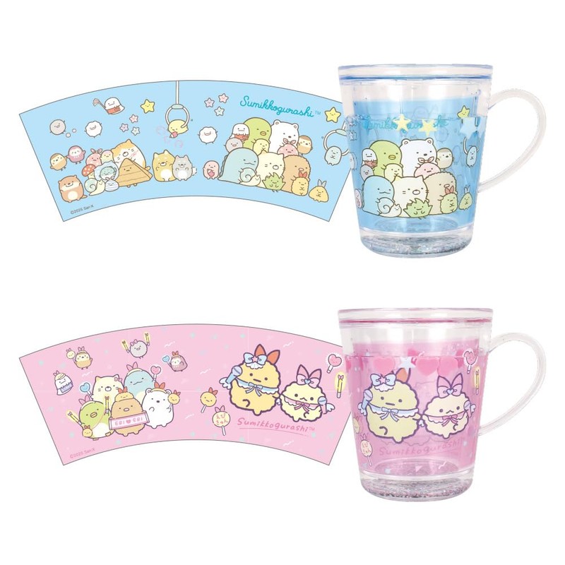 Tees Factory Sumikko Gurashi Angel Shrimp Idol Water Cup H4.1