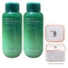 Innisfree Green Tea Ceramide Milk Essence 160mlx2+Play Green Cosmetic Pouch (Yellow) / 이니스프리 그린티 세라마이드 밀크 에센스 160mlx2개+플레이그린 화장품 파우치(옐로우)