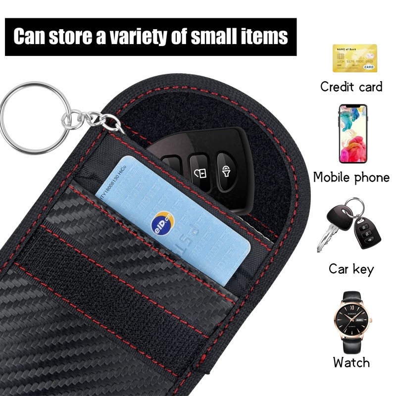 Pack of 2 Keyless Go Protection Car Keys, Signal Blocking