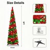 senlleo 5FT Artificial Christmas Tree Pop Up Christmas Tree ，Tinsel