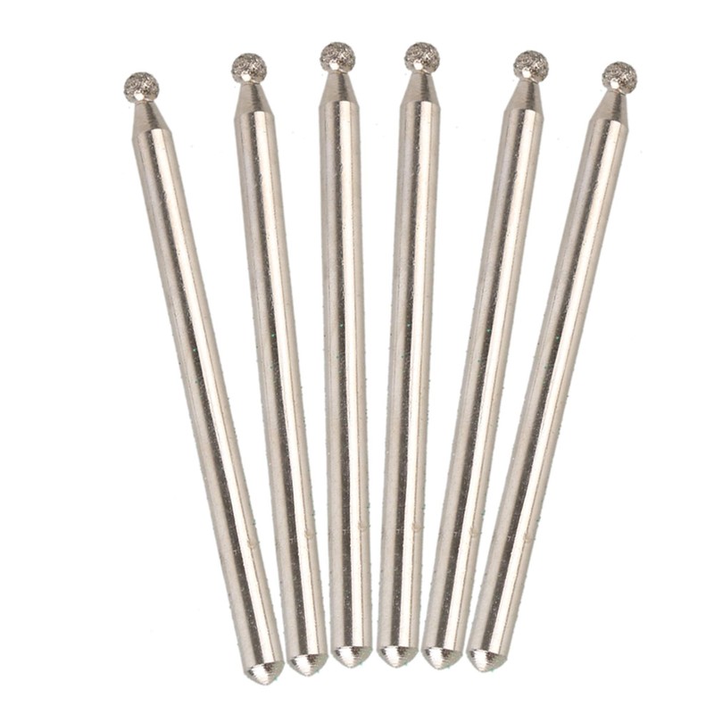 Mxfans 30pcs Diamond Glass Burr Bits Drill Carving Rotary Tool