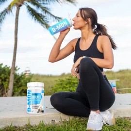 Proteína Whey Hs Hidrolizada Isolate D-mon Blue 500g Sabores Sabor Galleta