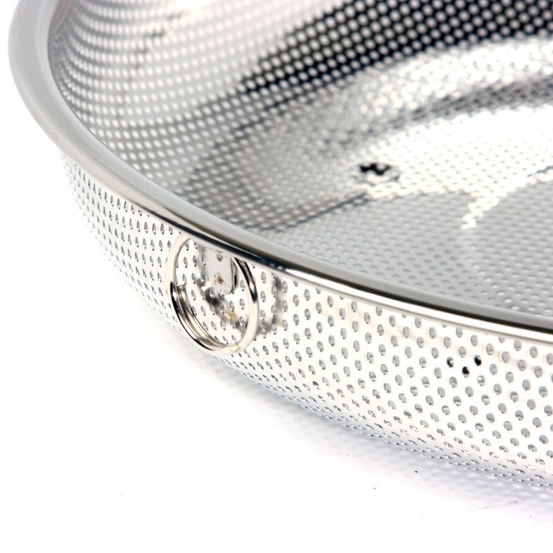 Queen Sense Domestic perforated stainless steel large sieve 24cm stainless