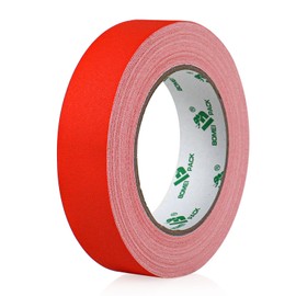 BOMEI PACK Red Gaffer Tape, Matte Non-Reflective, 1inch x 30yds No Residue Hand Tear Self-Adhesive Gaffer Tape for Labeling, Cable, Stage, Photo Studio, Painters and Duct Repair, 1 Pack
