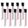 10 Pcs Ledvillage 3 Prong Female Bullet Plug Wiring Harness