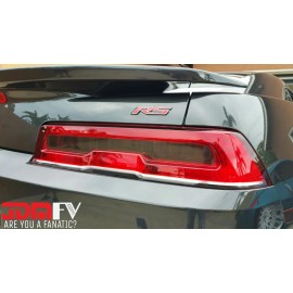 JDMFV 14-15 Chevy Camaro SMOKED Tail light Overlays TINT Vinyl wrap cover SS RS