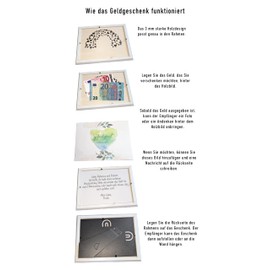 Woodland Mail Wedding Money Gift - Wooden Picture in a Frame - Special Gift for the Bride and Groom (Wedding Tree)