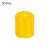 MECCANIXITY 50pcs 5/8 inch(16mm) Rubber End Caps Cover PVC Vinyl
