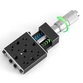 Huanyu PP110-13-34 X Axis Manual Linear Stage Translation Displacement Platform Station Optical Sliding Table 13mm Travel