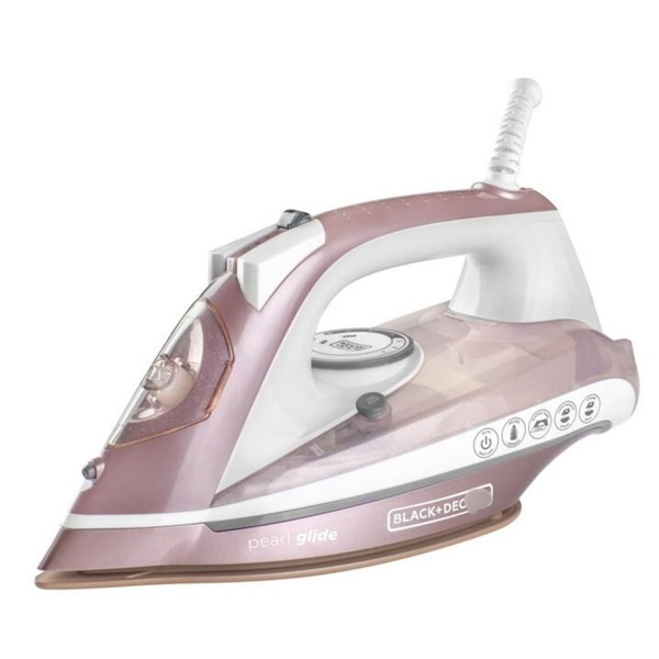 Steam Iron - Pearl-Infused Ceramic Soleplate, Vertical Steaming - 50%