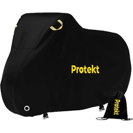 Protekt - Funda de bicicleta para 1 a 2 bicicletas, fundas de bicicleta estacionarias resistentes para almacenamiento al aire última intervensión, resistente al polvo de lluvia, cubierta de bicicleta