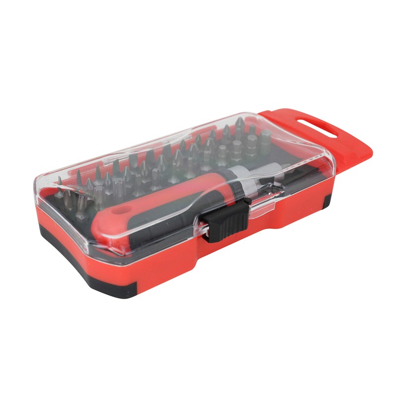 Ratchet Screwdriver Bit Set 38-Piece Torx Hex PH Slotted PZ