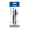 Milan Empaque 1 Pluma Tinta Azul+ 1 Lápicero Capsule Negro