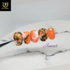 Camoplaz handmade nail tips - Short C curve coffin /