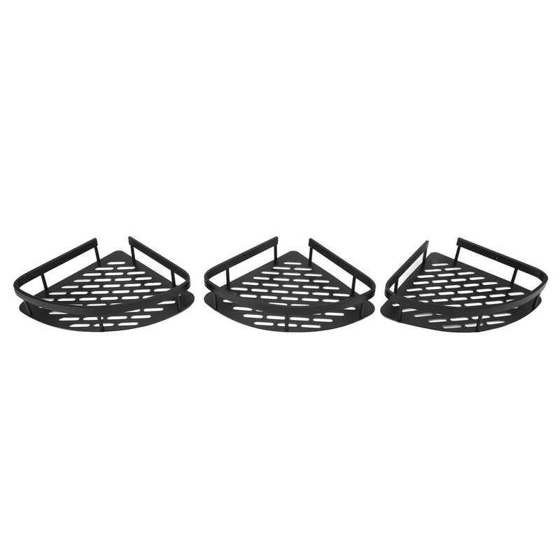 Triangular Shower Shelf Punch Free Rustproof Aluminum Shower Corner Shelf