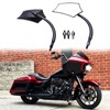 DREAMIZER Universal 8mm/10mm Black Irregular Shape Motorcycle Rear View Mirrors