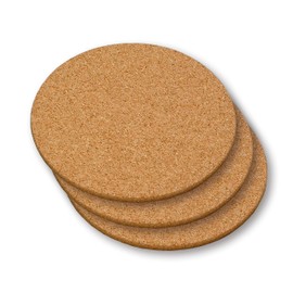KESPER / 62759 / Set of 3 Pot Coasters 26 cm Cork / Pot