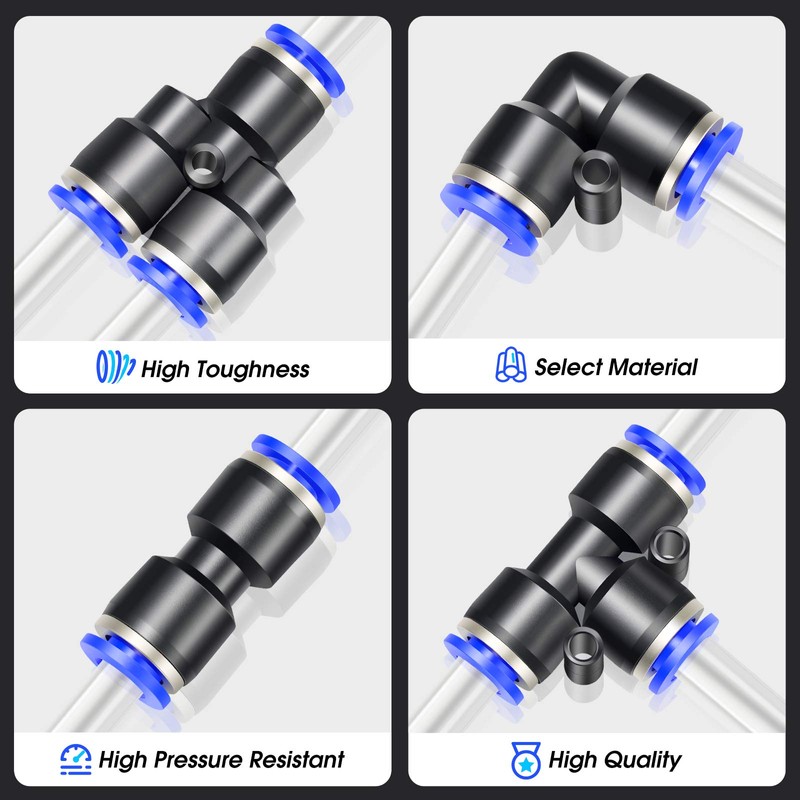 TAILONZ PNEUMATIC Clear 8 mm or 5/16 OD 5 mm