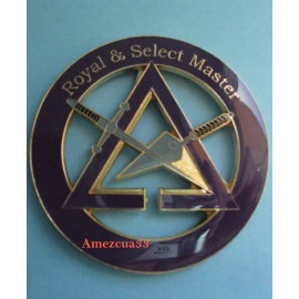 York freemason Lodge masonry Workers Royal Select Master Auto Cut Out car Emblem