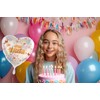 Folienballon Schmetterling 'Für Dich' kunterbunter Ballon Geburtstag Mädchen Frauen Luftballon