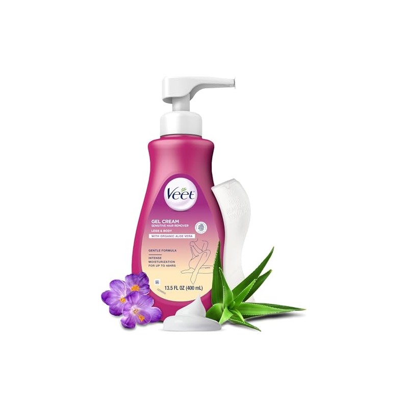 Depilatorio Crema Depilatoria Veet Gel Sensitive Onzas Fórmula Sensible Aloe