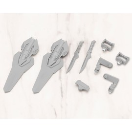 Kotobukiya M.S.G Modeling Support Goods, Weapon Unit 55, Composite Plate Unit 01, Gray Ver., Total Length: Approx. 2.9 inches (74 mm), Non-scale, Plastic Model