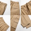 THWEI Mens Cargo Pants Casual Cotton Jogger Multi Pockets Outdoor