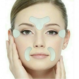 Facial Wrinkle Improvement Patches for Eyes, Mouth, and Nose Option 3: Straight 5ea