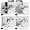 Hinge Repair Plate,10PCS Cabinet Hinge Repair Plate with Customized Screws,Stainless