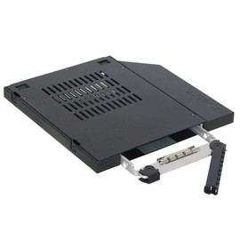 SATA Hot Swap Mobile Rack for 2.5 Inch (6.4 cm) SSD/HDD - Notebook Ultra Slim ODD - Icy Dock ToughArmor MB411SPO-2B