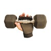Verri | Calleras Gym sintéticas, Grip Pad para Levantamiento de