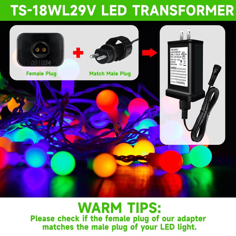 Nehbujin LED Transformer 29V 18W LED Power Supply Model TS-18W29V