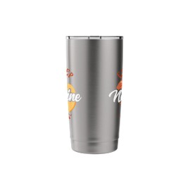 Eat Sleep Nectarine Repeat Vegan Vegetarian Dietitian Stainless Steel Insulated Tumbler