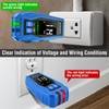 INSTRODOTS Circuit Breaker Finder, Digital Breaker Finder with GFCI Outlet