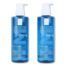 La Roche Posay Effaclar Gel Moussant 400ml Pack De 2                                                                                                  