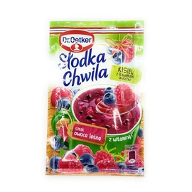 Dr Oetker Slodka Chwila Kisiel Forest Fruit 5-pack 5x31.5g/5x1.1oz Eastern European Jelly Dessert